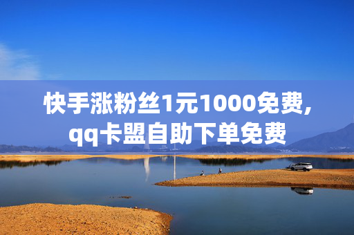 快手涨粉丝1元1000免费,qq卡盟自助下单免费