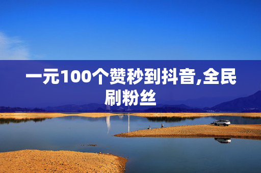 一元100个赞秒到抖音,全民刷粉丝