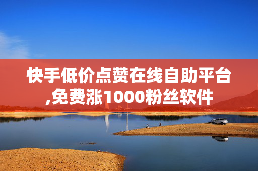 快手低价点赞在线自助平台,免费涨1000粉丝软件