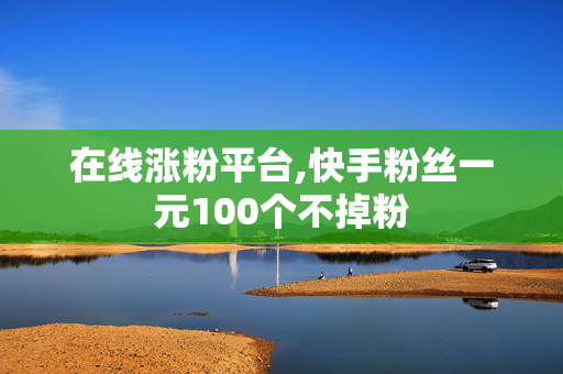 在线涨粉平台,快手粉丝一元100个不掉粉