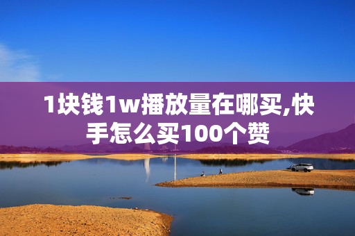 1块钱1w播放量在哪买,快手怎么买100个赞