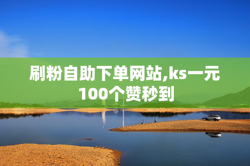 刷粉自助下单网站,ks一元100个赞秒到