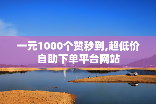 一元1000个赞秒到,超低价自助下单平台网站