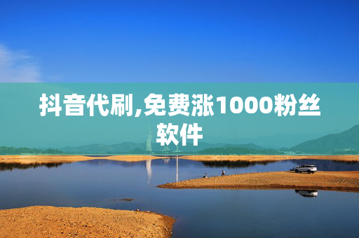 抖音代刷,免费涨1000粉丝软件