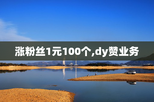 涨粉丝1元100个,dy赞业务