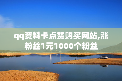 qq资料卡点赞购买网站,涨粉丝1元1000个粉丝