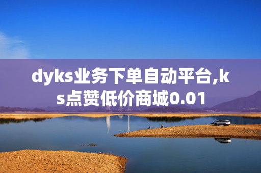 dyks业务下单自动平台,ks点赞低价商城0.01