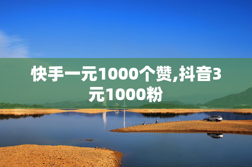 快手一元1000个赞,抖音3元1000粉