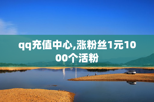 qq充值中心,涨粉丝1元1000个活粉