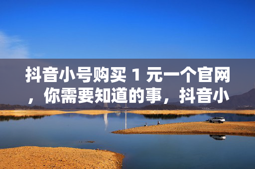 抖音小号购买 1 元一个官网，你需要知道的事，抖音小号购买 1 元一个官网的相关事项