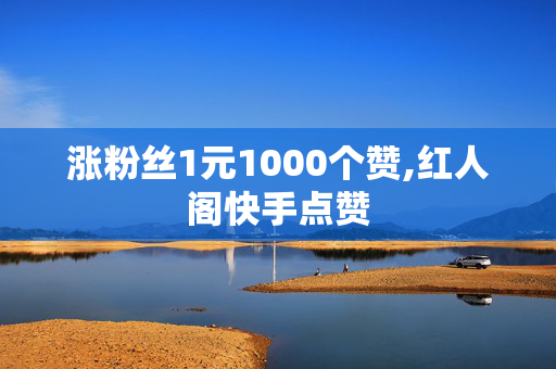 涨粉丝1元1000个赞,红人阁快手点赞