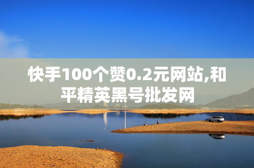 快手100个赞0.2元网站,和平精英黑号批发网