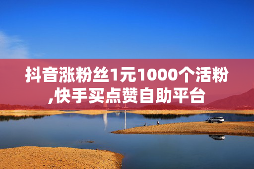 抖音涨粉丝1元1000个活粉,快手买点赞自助平台