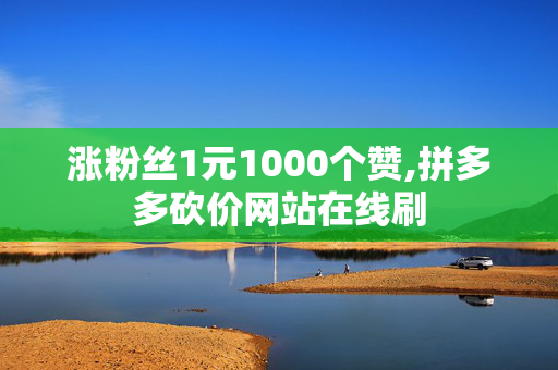 涨粉丝1元1000个赞,拼多多砍价网站在线刷