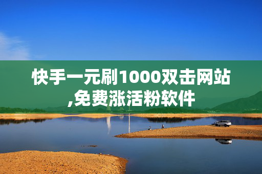 快手一元刷1000双击网站,免费涨活粉软件