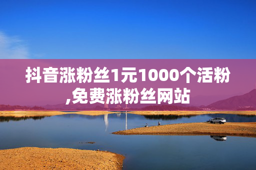 抖音涨粉丝1元1000个活粉,免费涨粉丝网站