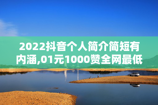 2022抖音个人简介简短有内涵,01元1000赞全网最低价快手