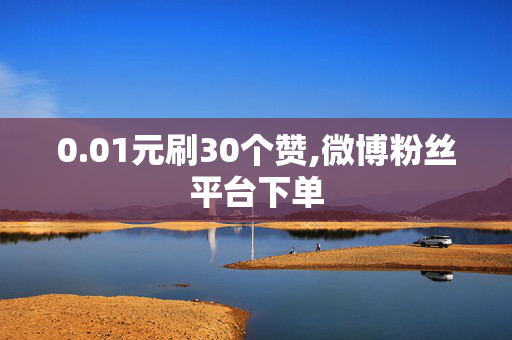 0.01元刷30个赞,微博粉丝平台下单