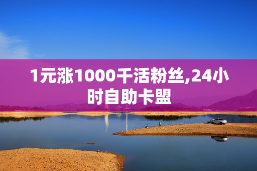 1元涨1000千活粉丝,24小时自助卡盟