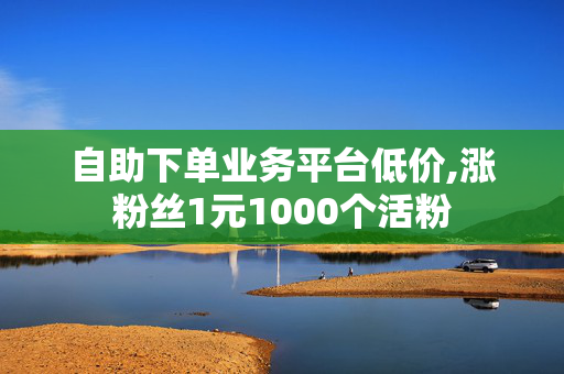 自助下单业务平台低价,涨粉丝1元1000个活粉