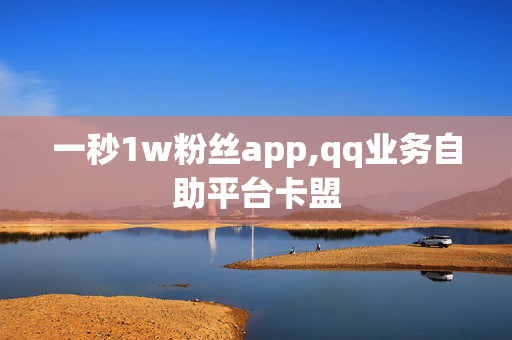 一秒1w粉丝app,qq业务自助平台卡盟