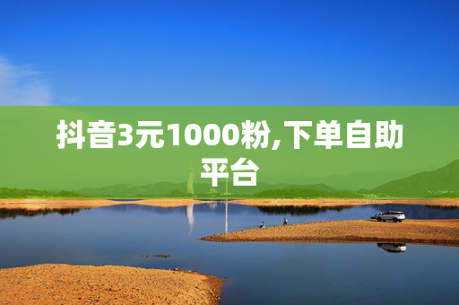 抖音3元1000粉,下单自助平台