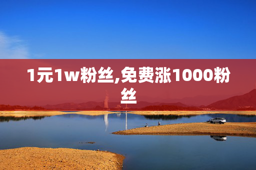 1元1w粉丝,免费涨1000粉丝