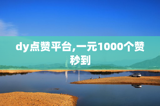 dy点赞平台,一元1000个赞秒到