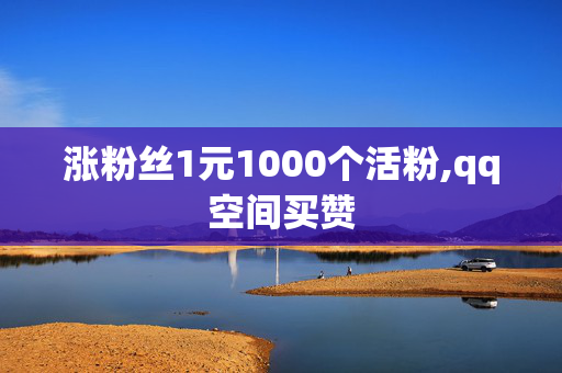 涨粉丝1元1000个活粉,qq空间买赞