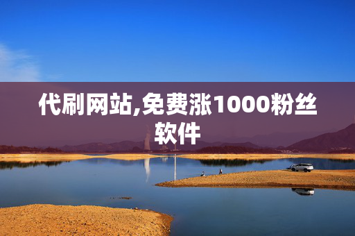 代刷网站,免费涨1000粉丝软件