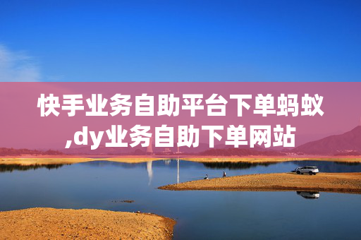 快手业务自助平台下单蚂蚁,dy业务自助下单网站