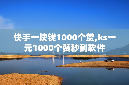 快手一块钱1000个赞,ks一元1000个赞秒到软件