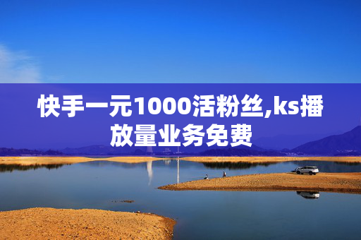 快手一元1000活粉丝,ks播放量业务免费